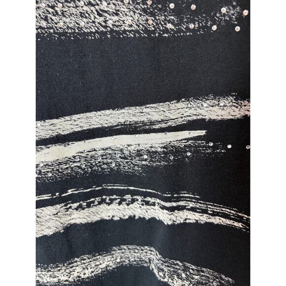 Norm Thompson women’s 3/4 sleeve T Shirt Whimsigoth electric grandma plus size  - Picture 3 of 8